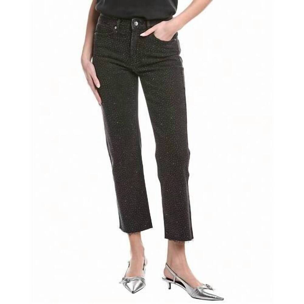 NEW GENERATION LOVE baylor crystal jeans in hematite
